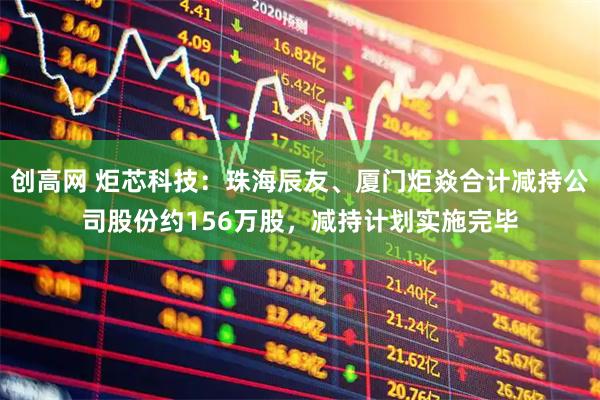 创高网 炬芯科技：珠海辰友、厦门炬焱合计减持公司股份约156万股，减持计划实施完毕